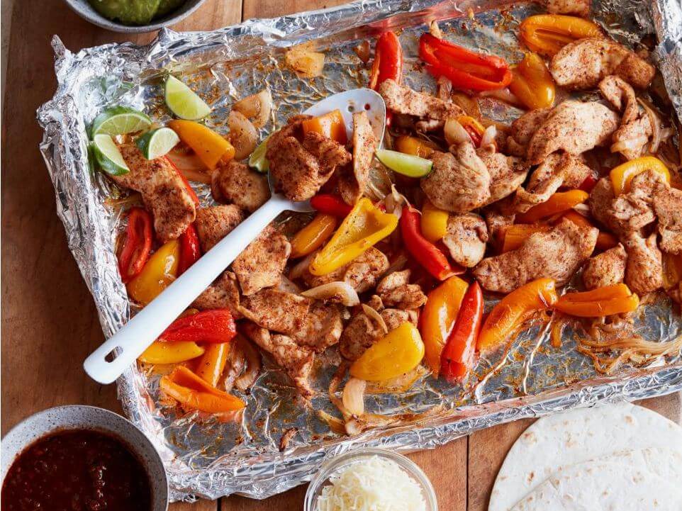 27 Easy Meal Prep Recipe Ideas to Shake Up Your Routine meal prep These chicken fajita bowls are packed with seasoned chicken, sautéed peppers, and cauliflower rice. They’re a delicious, low-carb meal prep solution.