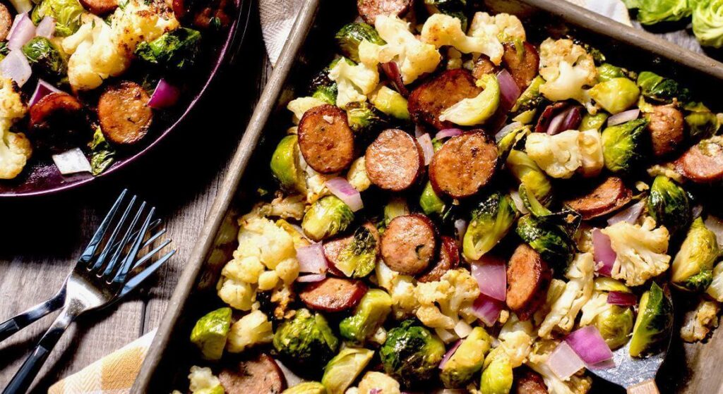 27 Easy Meal Prep Recipe Ideas to Shake Up Your Routine meal prep This one-pan keto sausage and veggie recipe is easy to prepare and perfect for meal prepping multiple servings in one go.