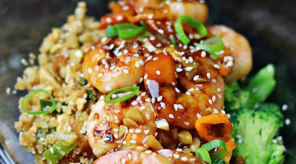 27 Easy Meal Prep Recipe Ideas to Shake Up Your Routine meal prep This light and refreshing keto shrimp recipe is paired with cauliflower rice for a satisfying, low-carb meal that can be prepped in advance.