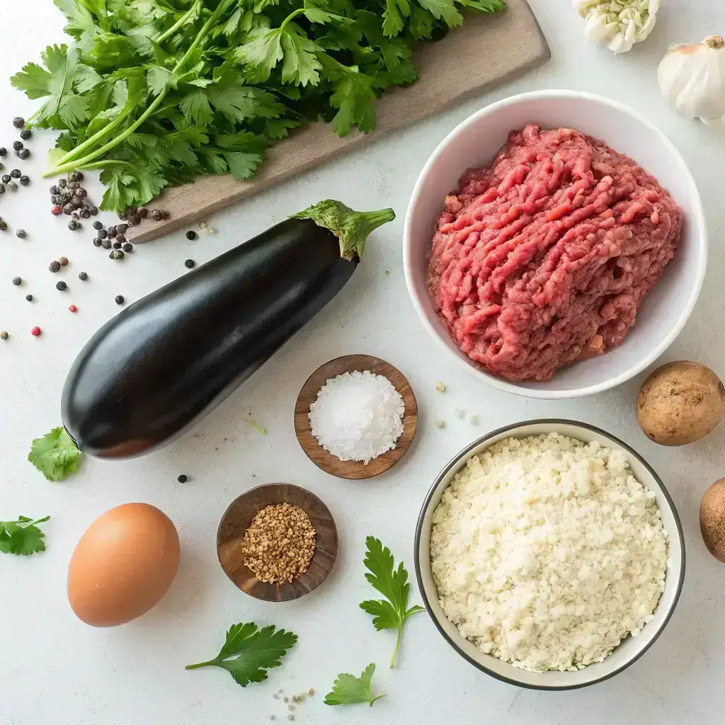 Fresh keto ingredients for global ground beef recipes