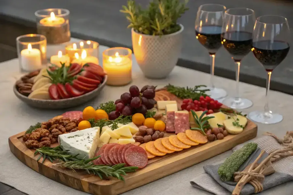 serving charcuterie and food board ideas